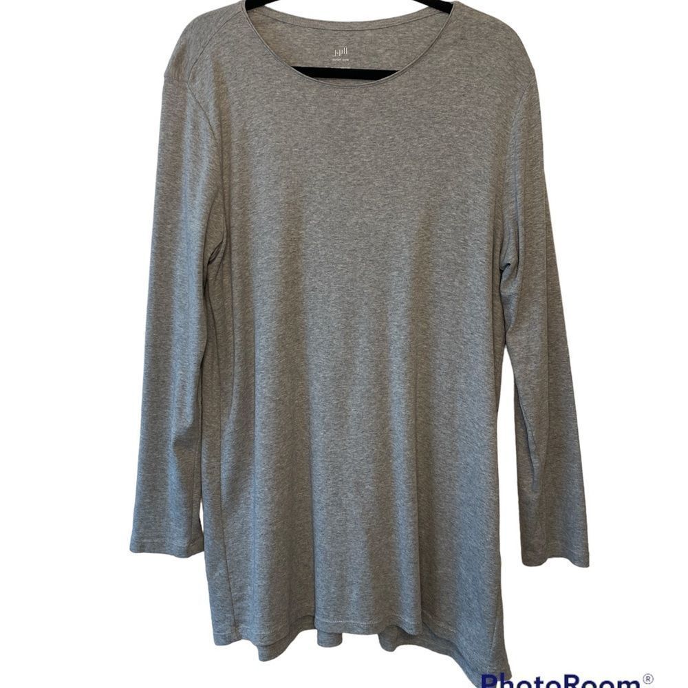 J. Jill Perfect Pima Cotton Delicate Trim Tunic